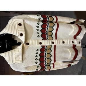 Vintage Sigallo Knit Cardigan Cream L